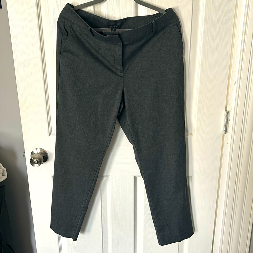 Ann Taylor Grey Ankle Business Casual Pants